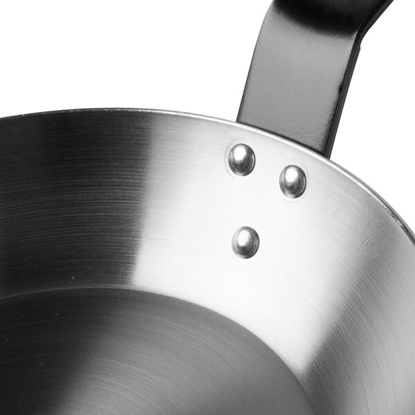 French Saute Pan French Style 8 3/4" Carbon Steel Fry Pan