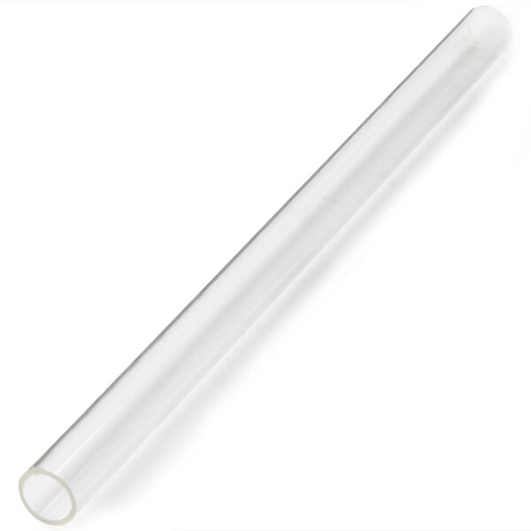 A clear plastic spray tube for a Grindmaster Cecilware refrigerated beverage dispenser.
