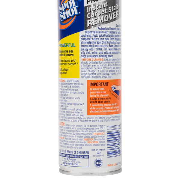 Spot Shot Carpet Cleaner Instant Stain Remover 12/Case