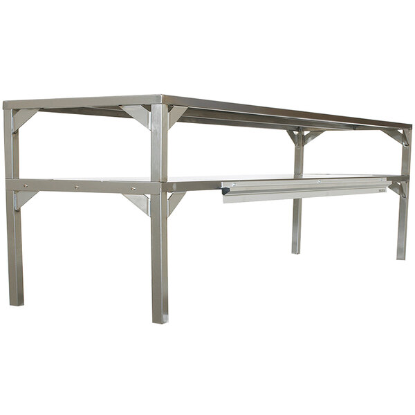 Delfield AS000DAQS-003V Stainless Steel Double Overshelf - 72" x 16"