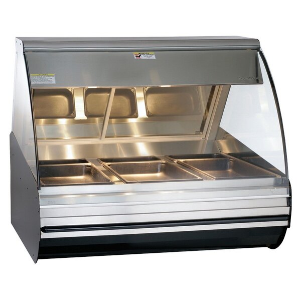 Alto-Shaam HN2-48/P S/S Stainless Steel Heated Display Case Self Service - Countertop with Legs 48"