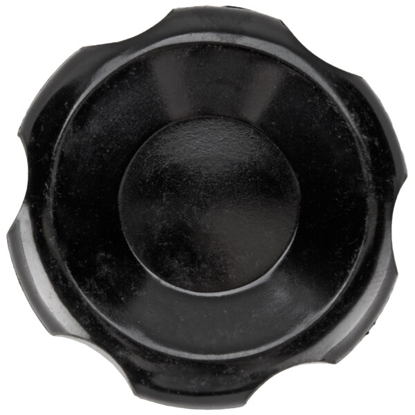 A black circular knob.