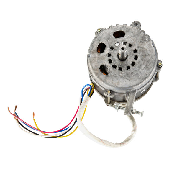An Avantco SL512 replacement motor with wires.