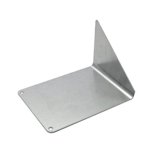 A metal corner with screws on a Nemco large blade shield.