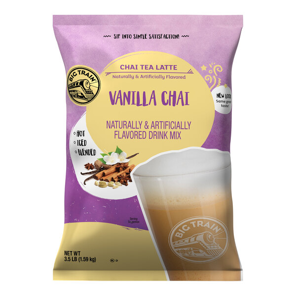 Big Train Vanilla Chai Tea Latte Mix 3.5 lb.