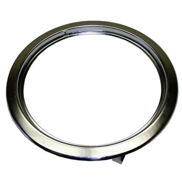 An 8" stainless steel heating element ring.