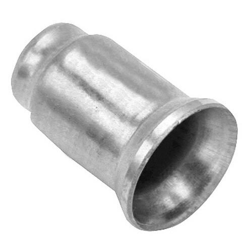 A silver metal All Points pilot orifice with a small hole on a metal pipe.