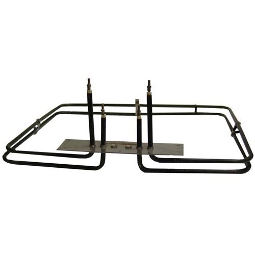 An All Points oven element assembly with black metal rods in a rectangular metal frame.