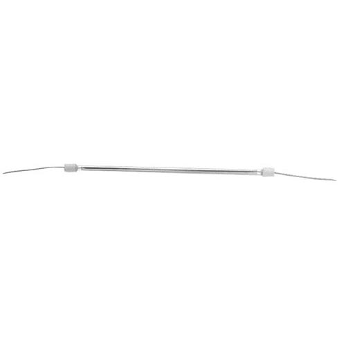 A white metal rod with a long thin shape.