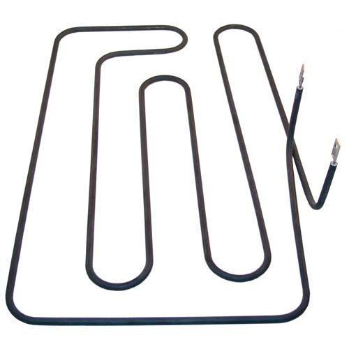 A black All Points griddle heating element with two wires.