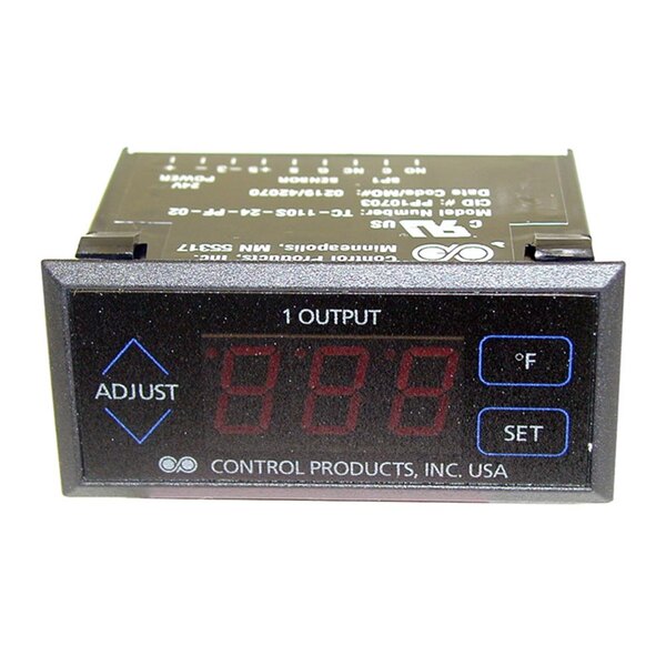 A black electronic All Points temperature controller with a digital display showing red numbers.