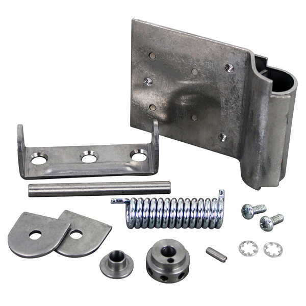 A metal All Points door hinge assembly with screws.