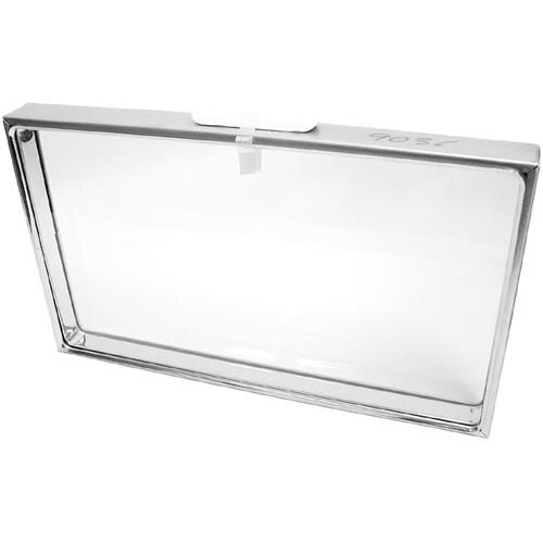 An All Points clear rectangular oven door window.