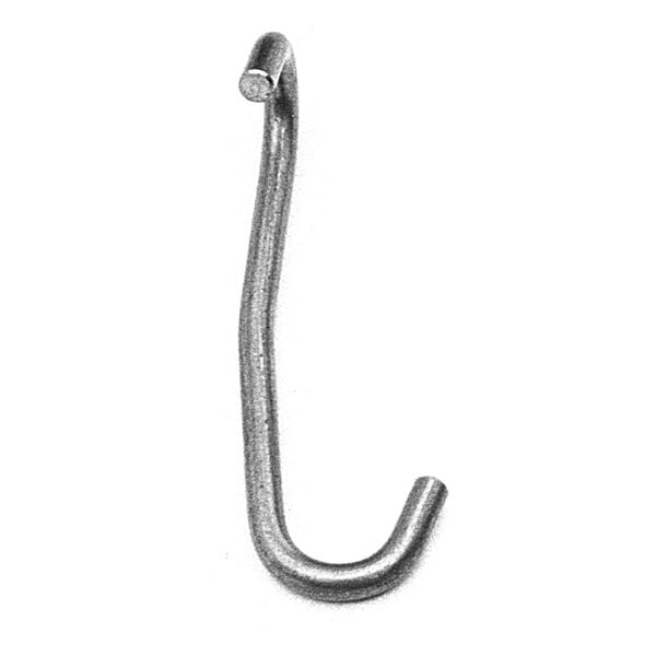 A metal hook with a hook on the end.