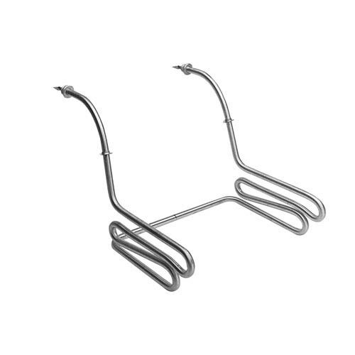 A close-up of an All Points fryer heating element with metal hooks.