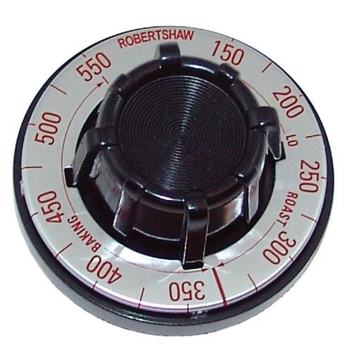 Garland / US Range 1314003/1314117  Equivalent 2 1/2" Oven Thermostat Dial (Off, 150-550)