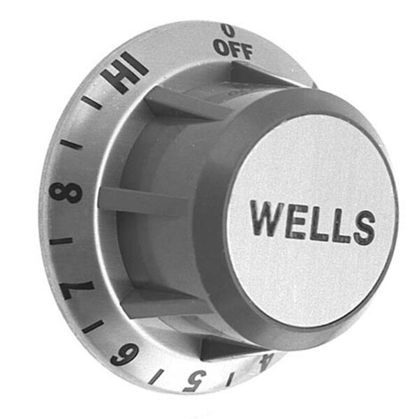 Wells 50371 Equivalent 2 3/8" Warmer / Broiler / Toaster Thermostat Dial (Off, Lo, 2-8, Hi)