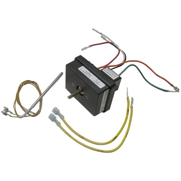 All Points Solid State Thermostat with Probe and Wire Leads, a small black box with wires.