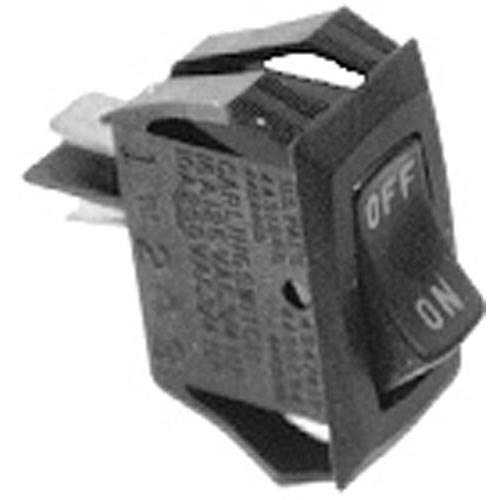 A black All Points On/Off Rocker Switch with a switch on it.