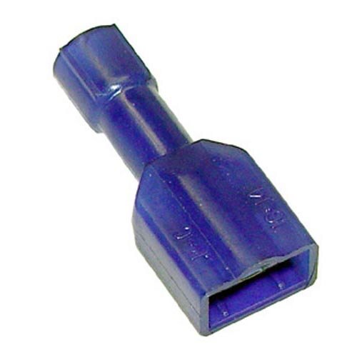 AllPoints 851067 Blue Female Vinyl Insulated Quick Disconnect; 1/4
