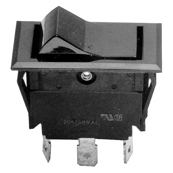 A black All Points On/Off Rocker Switch with a square cover.