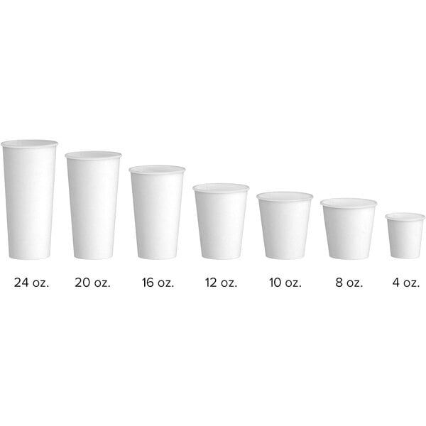 8 oz. Seattle's Best Logo Paper Hot Cups 1,000/Case