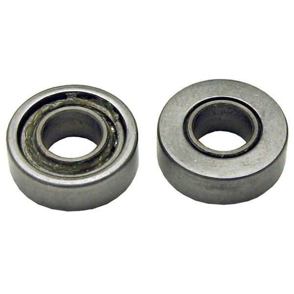 Two All Points ball bearings with metal rings.