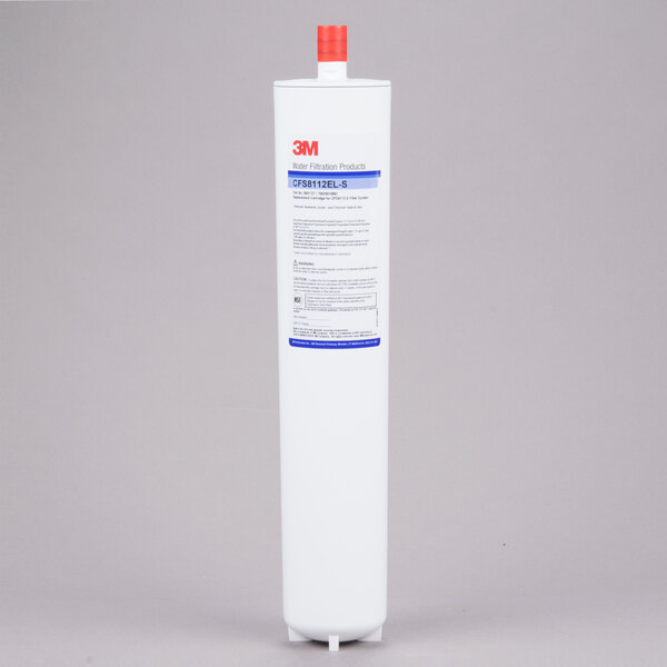 3M Water Filtration Products CFS8112EL-S 17 1/8" Replacement Sediment, Chlorine Taste and Odor Reduction Cartridge with Scale Inhibition - 1 Micron and 1.67 GPM