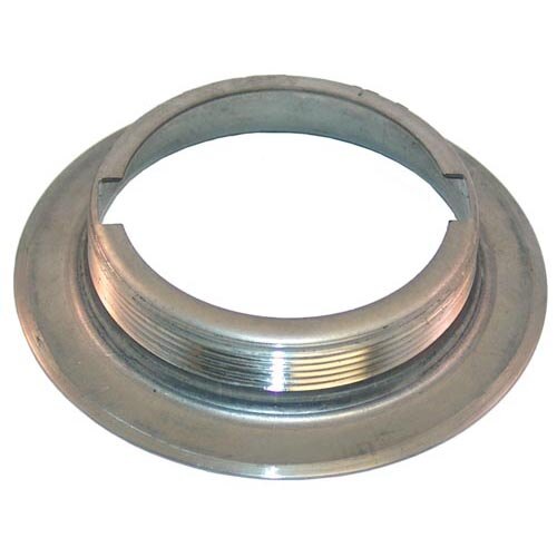 A metal ring with a hole for a 3" sink opening.