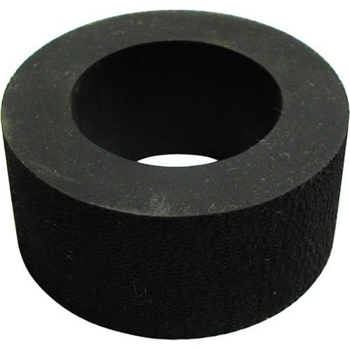 A black rubber bumper with a hole in the middle.