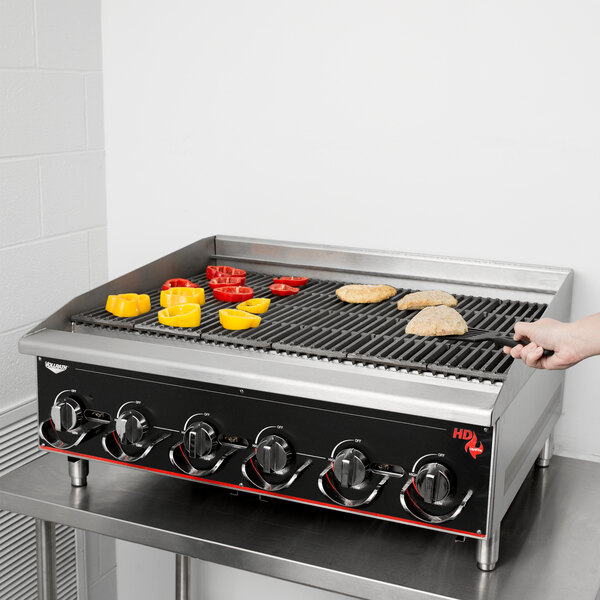 Vollrath 936CG Cayenne 36" Heavy Duty Radiant / Lava Rock Charbroiler