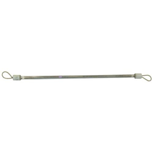 A long metal rod with two rings.