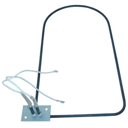 A metal All Points steam table dome heating element with white wires attached to it.