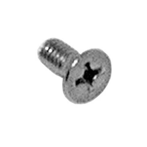 A close-up of an All Points center plate screw.
