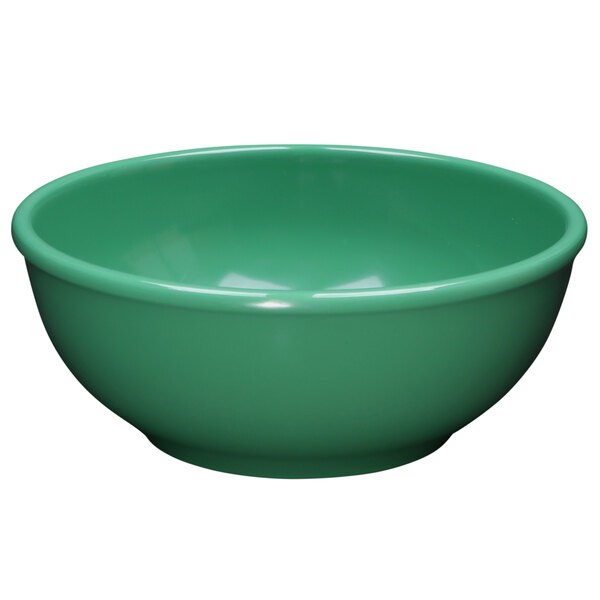 An Elite Global Solutions Rio Autumn Green melamine bowl.