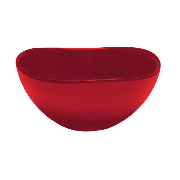 Elite Global Solutions M65OVR Classics Red Almost Oval 24 oz. Bowl