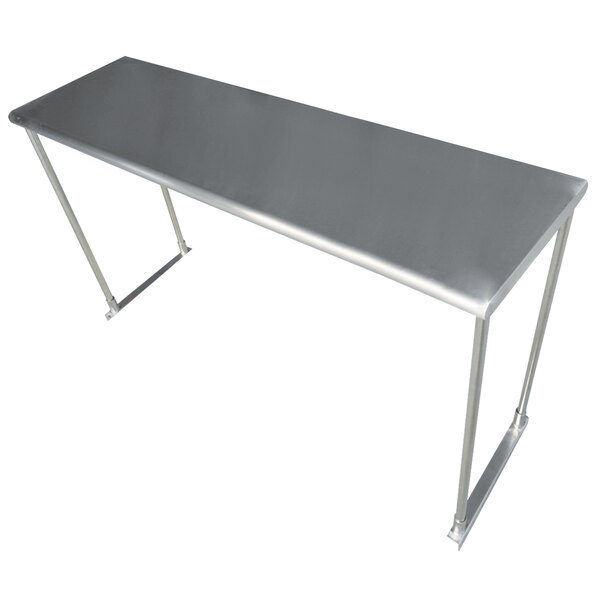 Advance Tabco ETS-12-96 Stainless Steel Single Deck Knock Down Overshelf - 96" x 12"