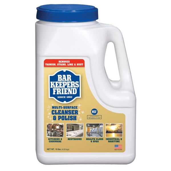 Bar Keepers Friend 11512 10 lb. / 160 oz. All Purpose Cleaning Powder - 4/Case