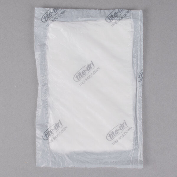 White 5" x 7" Absorbent Meat, Fish, and Poultry Pad 75 Grams 1000/Case