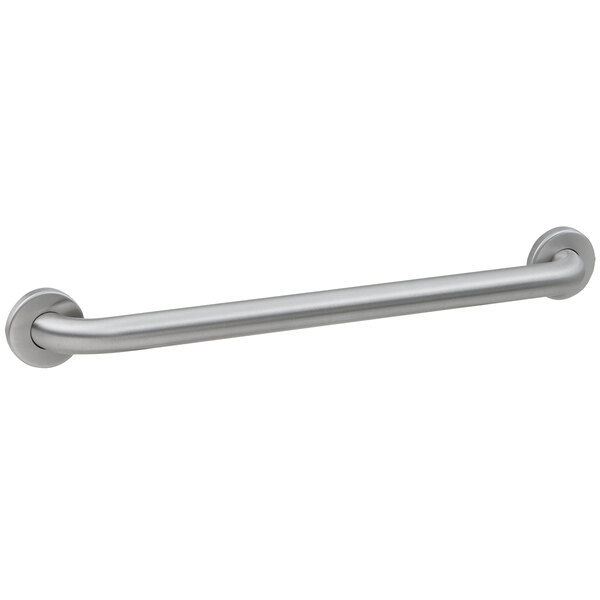 Bobrick B-5806X48 48" Stainless Steel Satin Finish Handicapped Restroom Grab Bar