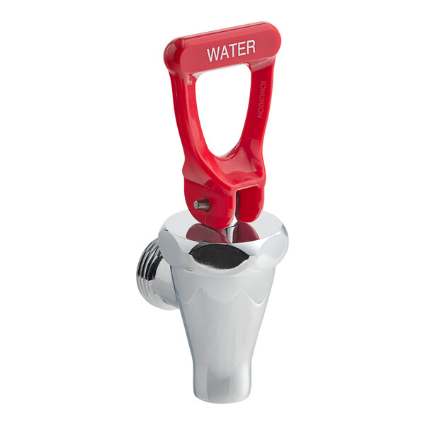 thumbnail interactive-video image 1 of Black Handle Faucet For Urn - Hot & Cold Water Dispenser For Tea, Coffee, Party Urns 1 of 2