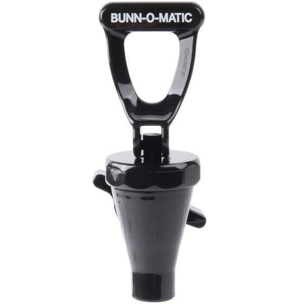 Bunn 27624.1000 Black Faucet Assembly with Chrome Shank and Nut for TDS3 & TDS5 Iced Tea Dispensers