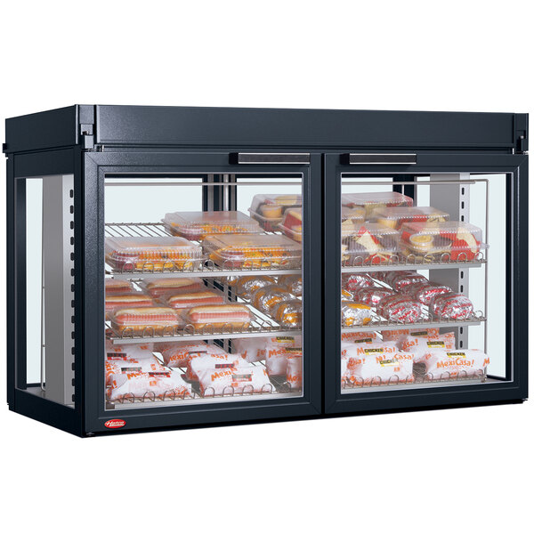 Hatco LFST-48-2X Flav-R-Savor Four Door Large Capacity Merchandising Cabinet - 120/208V, 2150W