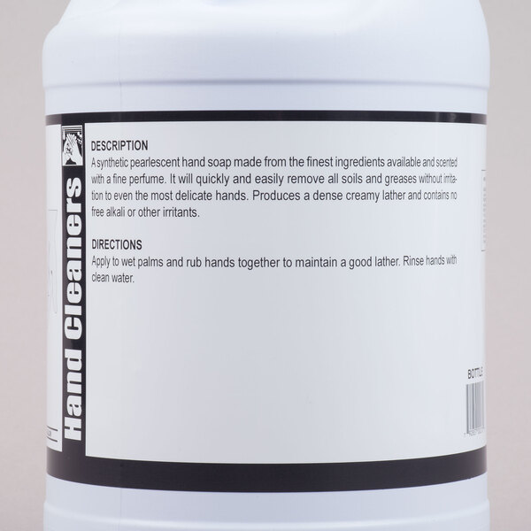 A white container of Noble Chemical Pearl Ready-to-Use Lotion Hand Soap.