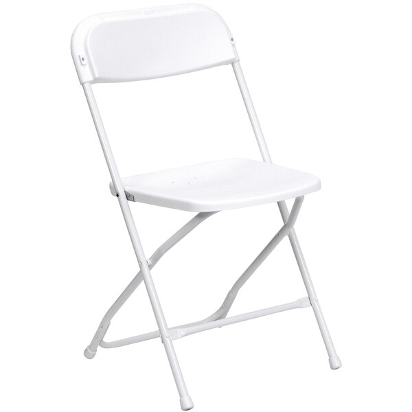Flash Furniture LE-L-3-WHITE-GG White Folding Chair