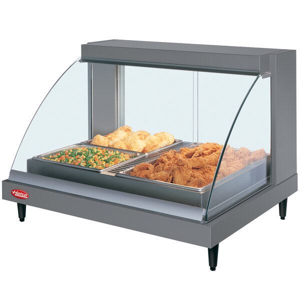 Hatco GRCDH2P Gray 33" GloRay Full Service Single Shelf Merchandiser