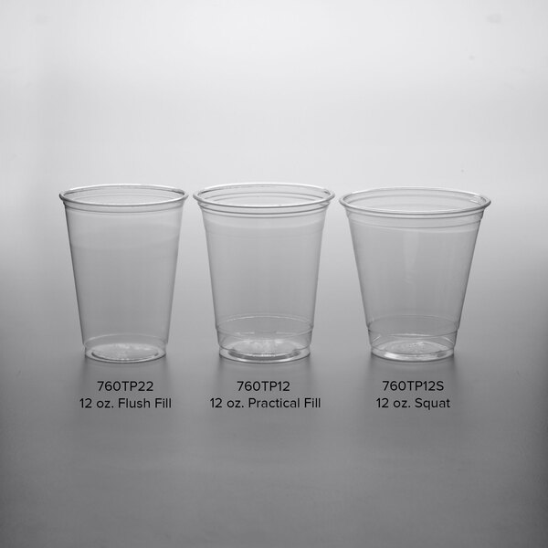 Solo Ultra Clear™ TP12 12 oz Customizable. Practical Fill Clear PET ...