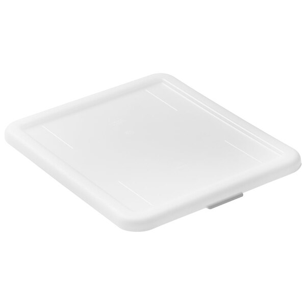 Cambro 911CPC148 Ambidextrous Heavy-Duty Polycarbonate White Meal Delivery Tray Lid for Cambro 9113CP and 9114CP - 24/Case