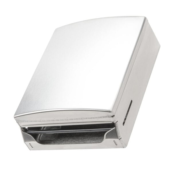 C-Fold Bobrick B-4262 Contura Series Surface-Mounted Paper Towel Dispenser 