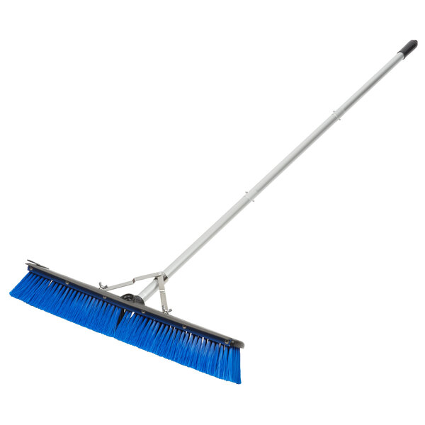 Carlisle 3621962414 Sweep Complete 24" Push Broom with Blue Unflagged